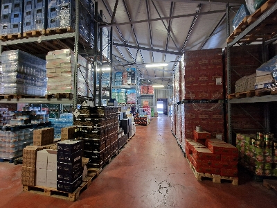 Scaffali prodotti alimentari